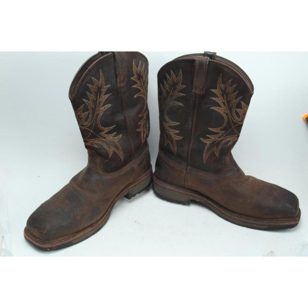 Ariat Workhog Boots Western Leather work Boot Composite Toe 13 EE READ NO INSOLE - Picture 7 of 16